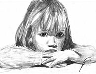 Portrait Zeichnung Beispiel 2